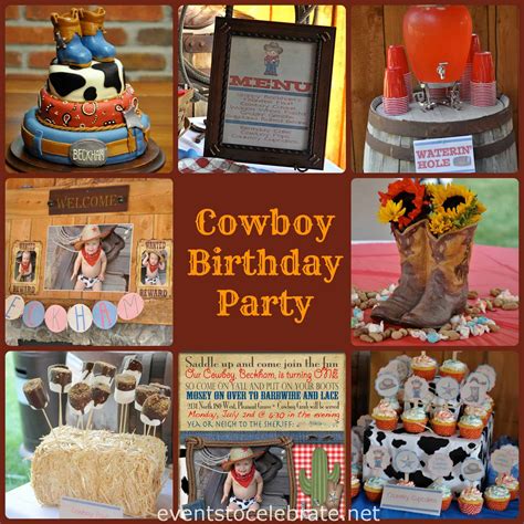 cowboy theme first birthday|cool cowboy birthday ideas.